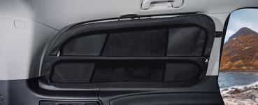 VanEquip Fensterpacktasche mit Paneel schwarz für Mercedes V-Klasse/Vito (ab 2014), Fahrerseite L2